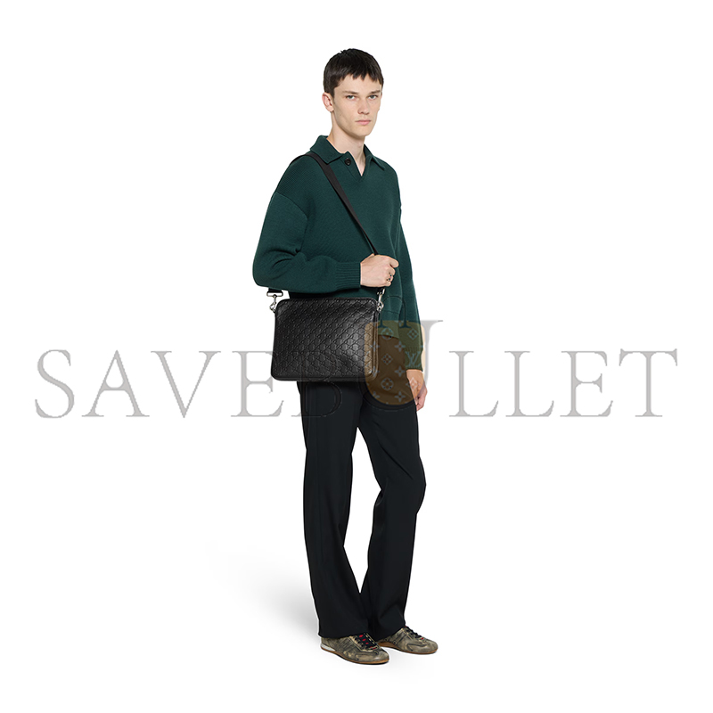 Gvc*1 gg emblem medium crossbody bag 850214 (31*24.5*3.5cm)